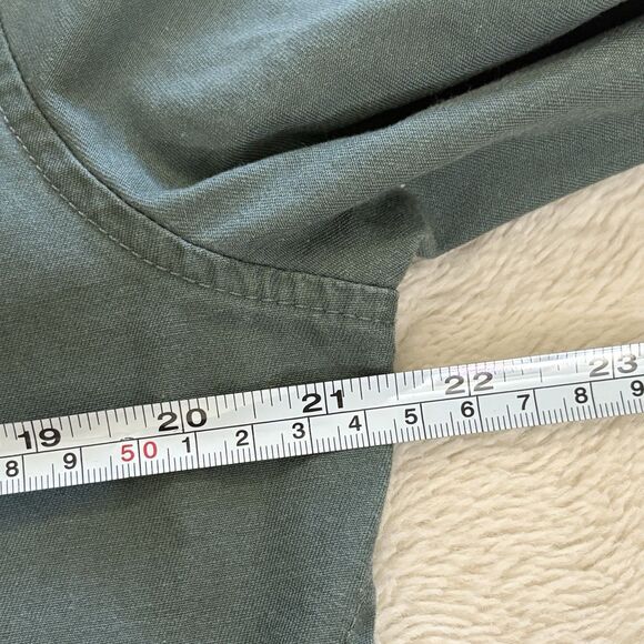 Volcom Full Zip Collared Jacket Mens Size Medium Green Skater Utility - Picture 9 of 11